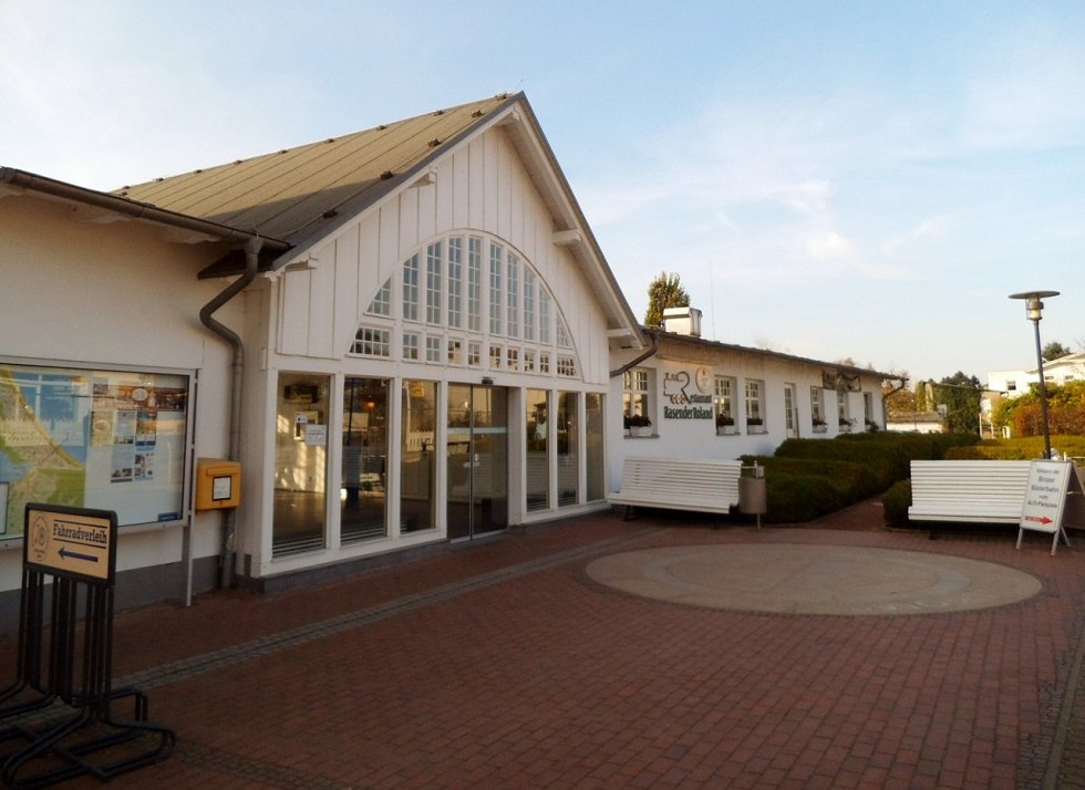 Kleinbahnhof Binz - Eingangsbereich -, © Tourismuszentrale Rügen