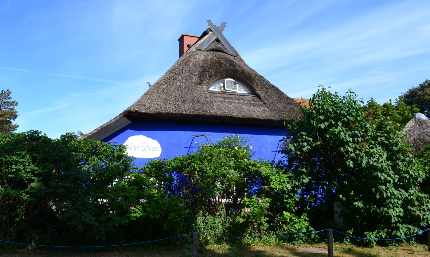 Blaue Scheune in Vitte, © Hiddenseer Hafen- und Kurbetrieb