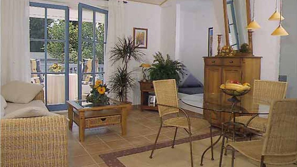 Wohnzimmer in der Ferienwohnung Schmidt, © Familie Schmidt