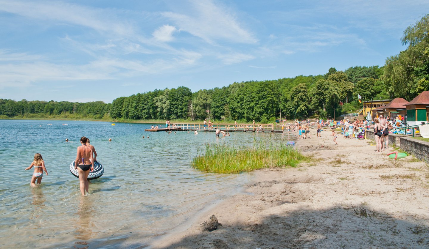 Badestrand Weißer See bei Wesenberg, © Christin Drühl