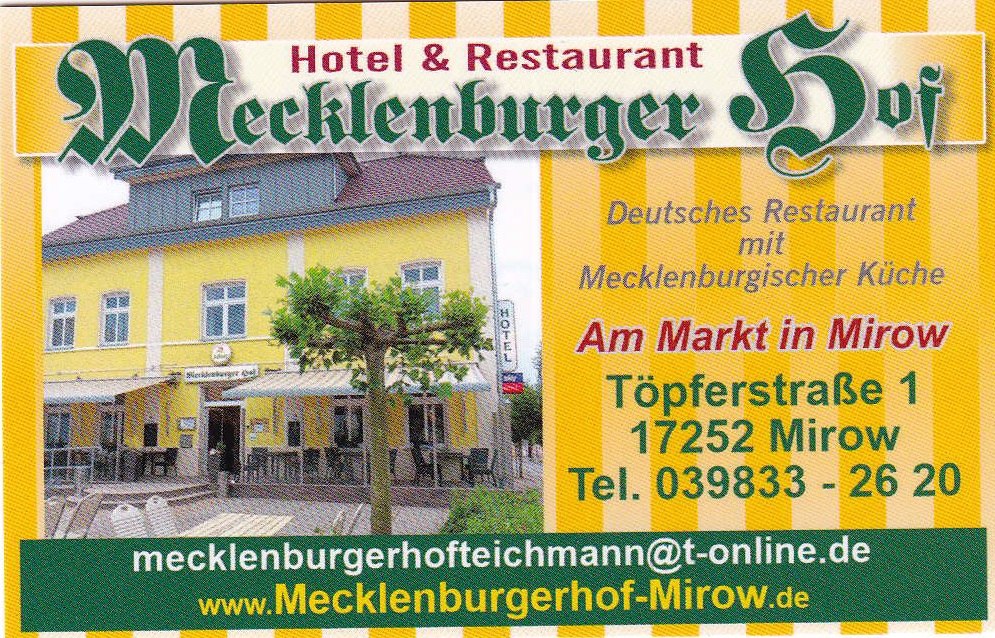 Mecklenburger Hof Mirow, © Irmgard Teichmann