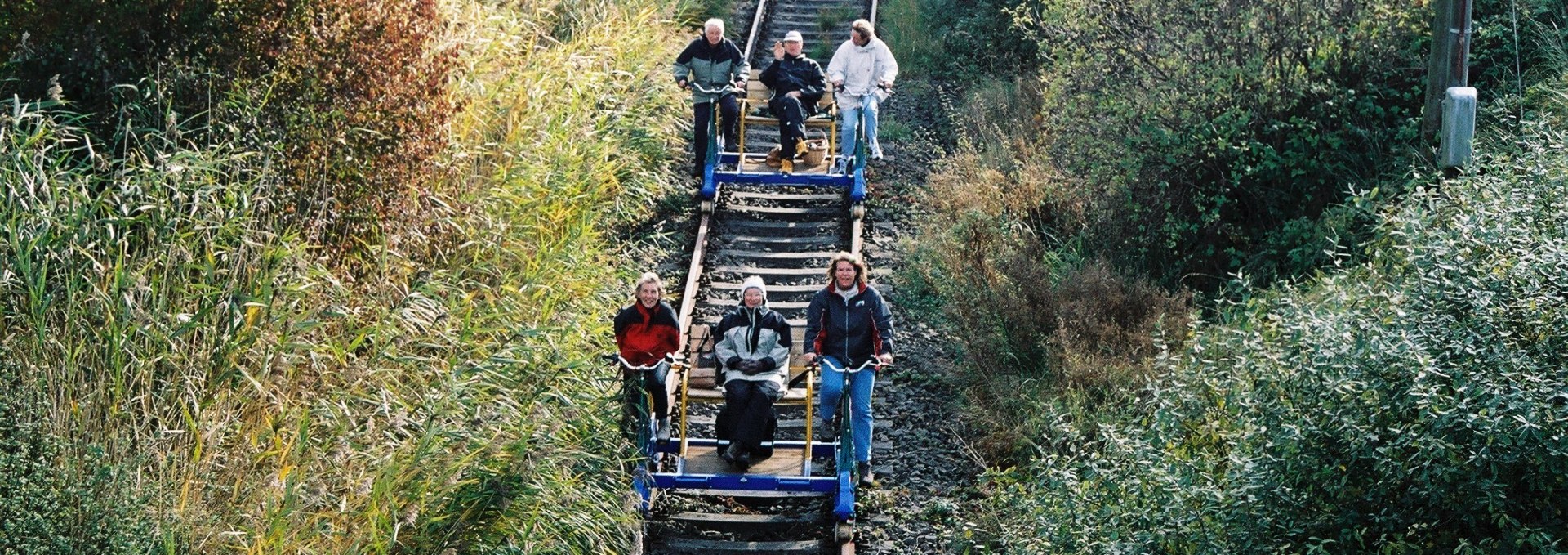 Draisine, © Mecklenburger Draisinenbahn