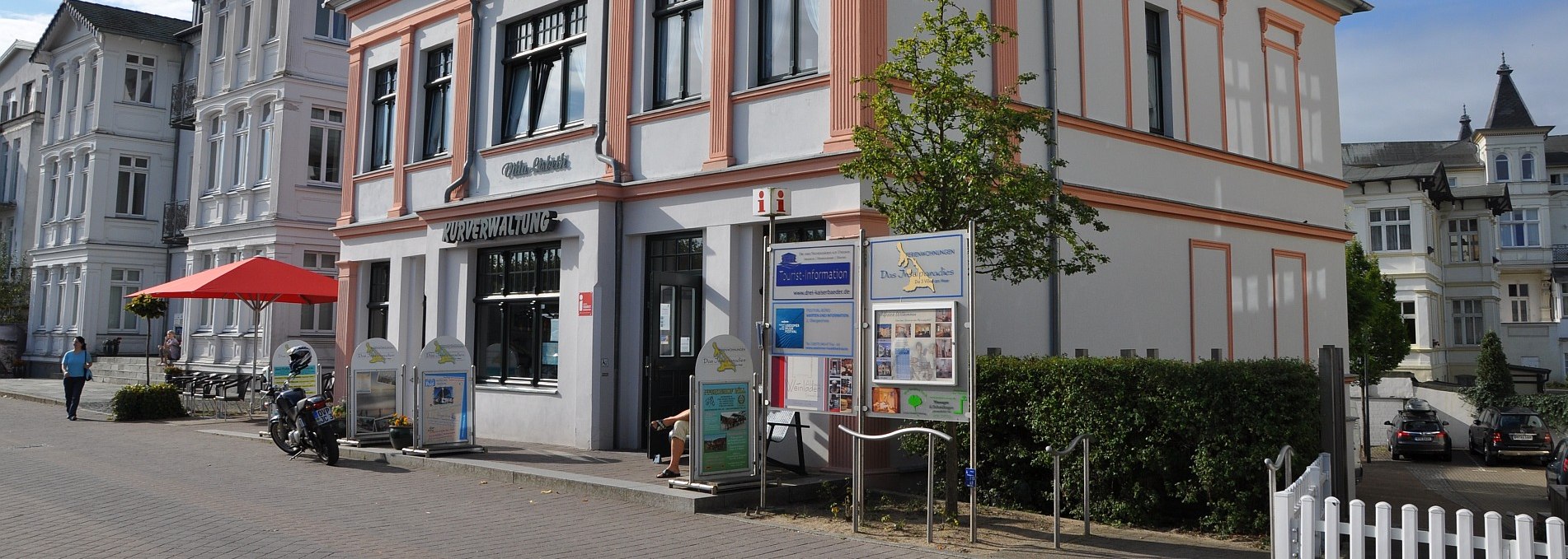 Die Kurverwaltung in der Dünenstraße, © TMV/Fischer