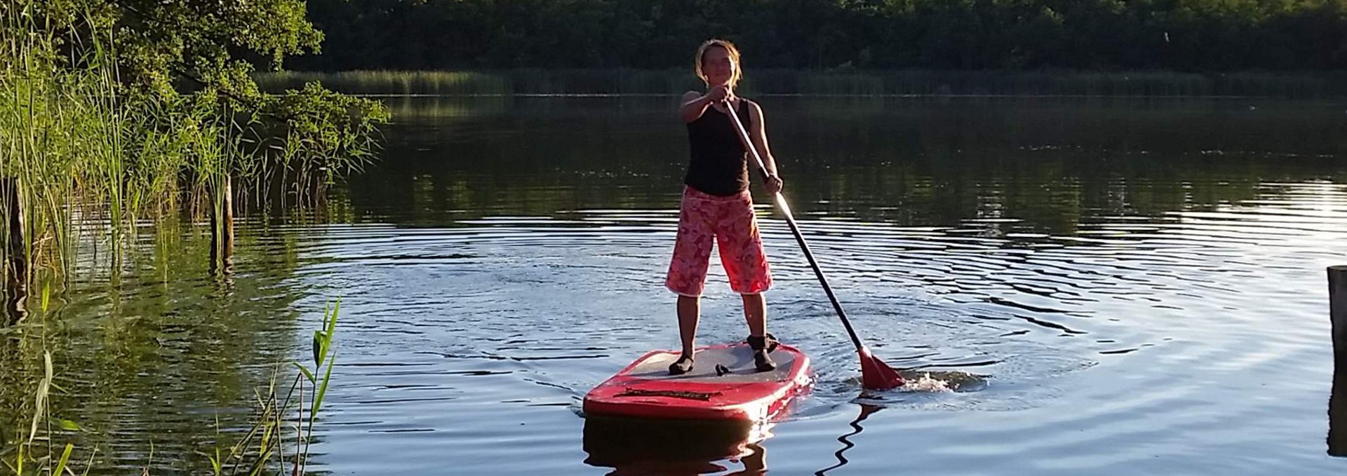 Neues probieren! feste SUP Boards - auch für Anfänger geeignet, © northtours, Krämer, Polly Ferienhof