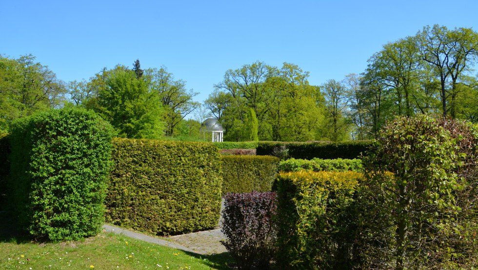 Angelegt als Ideenschau für Gartenbegrenzungen und -strukturierung, © Tourismusverband Mecklenburg-Schwerin