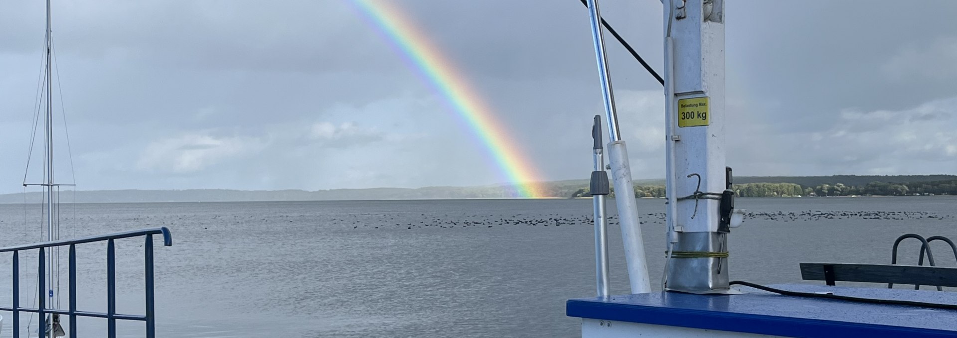 Regenbogen am Plauer See, © Plauer Hai-Live e. V.