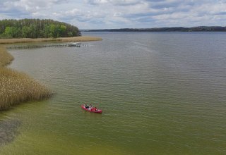 Mit der Familie den Kummerower See per Kajak entdecken, © Tourismusverband Mecklenburgische Seenplatte/Tobias Kramer