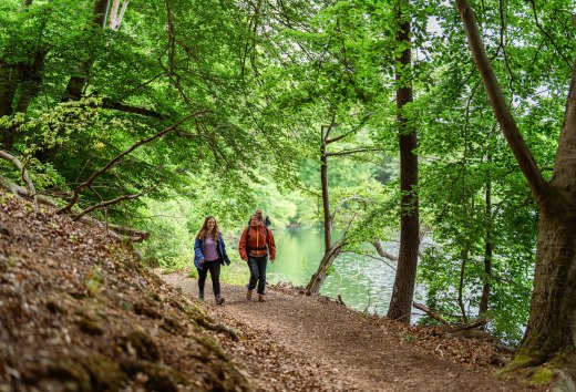 907 Kilometer einmal quer durch die Naturparke von Mecklenburg-Vorpommern: Der Naturparkweg bietet unglaublich viel Abwechslung und ist perfekt für Neulinge geeignet. Marie und Linda wagen die Wanderung!, © TMV/Gross