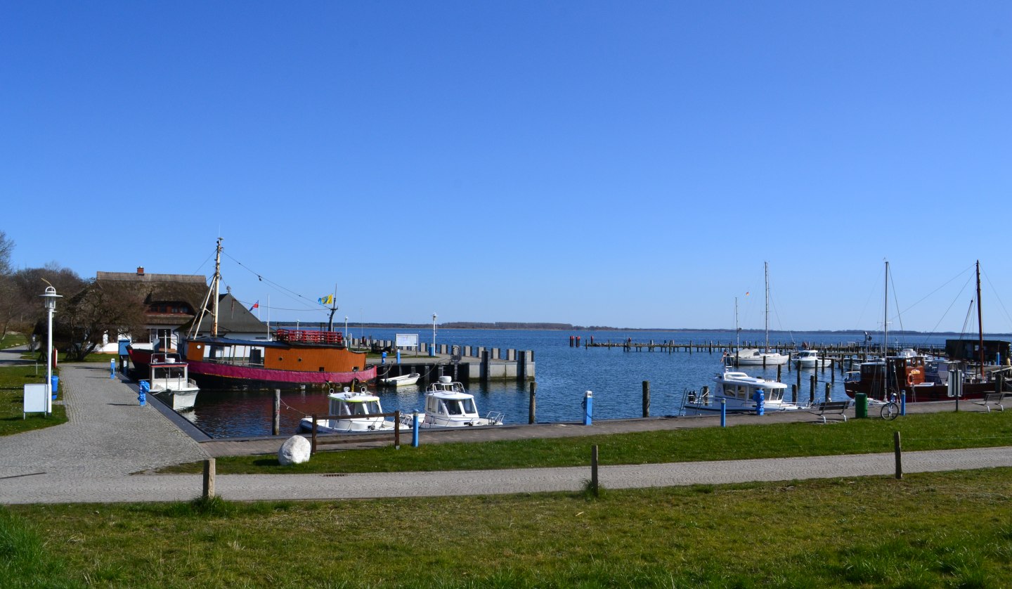 Hafen Kloster März 2020, © Hiddenseer Hafen- und Kurbetrieb