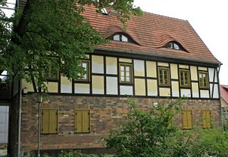 Rückansicht des Museums (Fachwerkhaus), © Sabrina Wittkopf-Schade