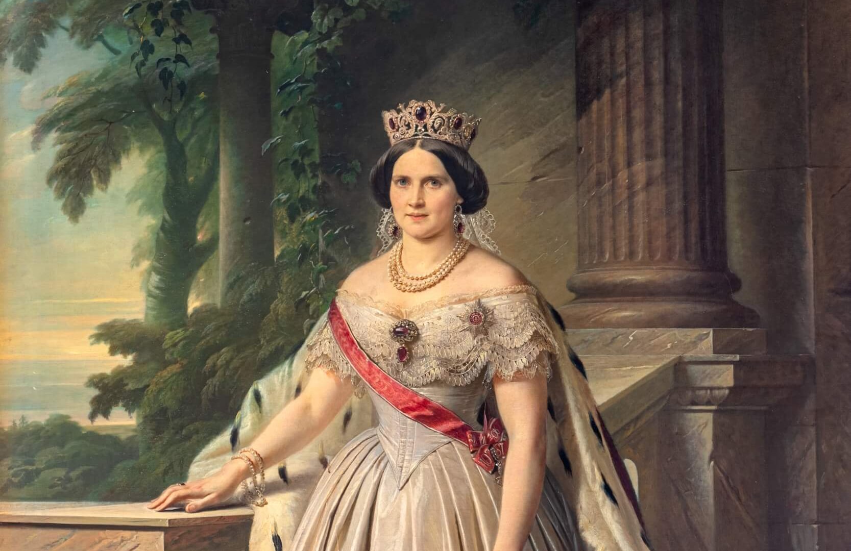 Großherzogin Auguste war die erste von insgesamt drei Ehefrauen des Großherzogs Friedrich Franz II. – sie starb jung, © TMV/Tiemann