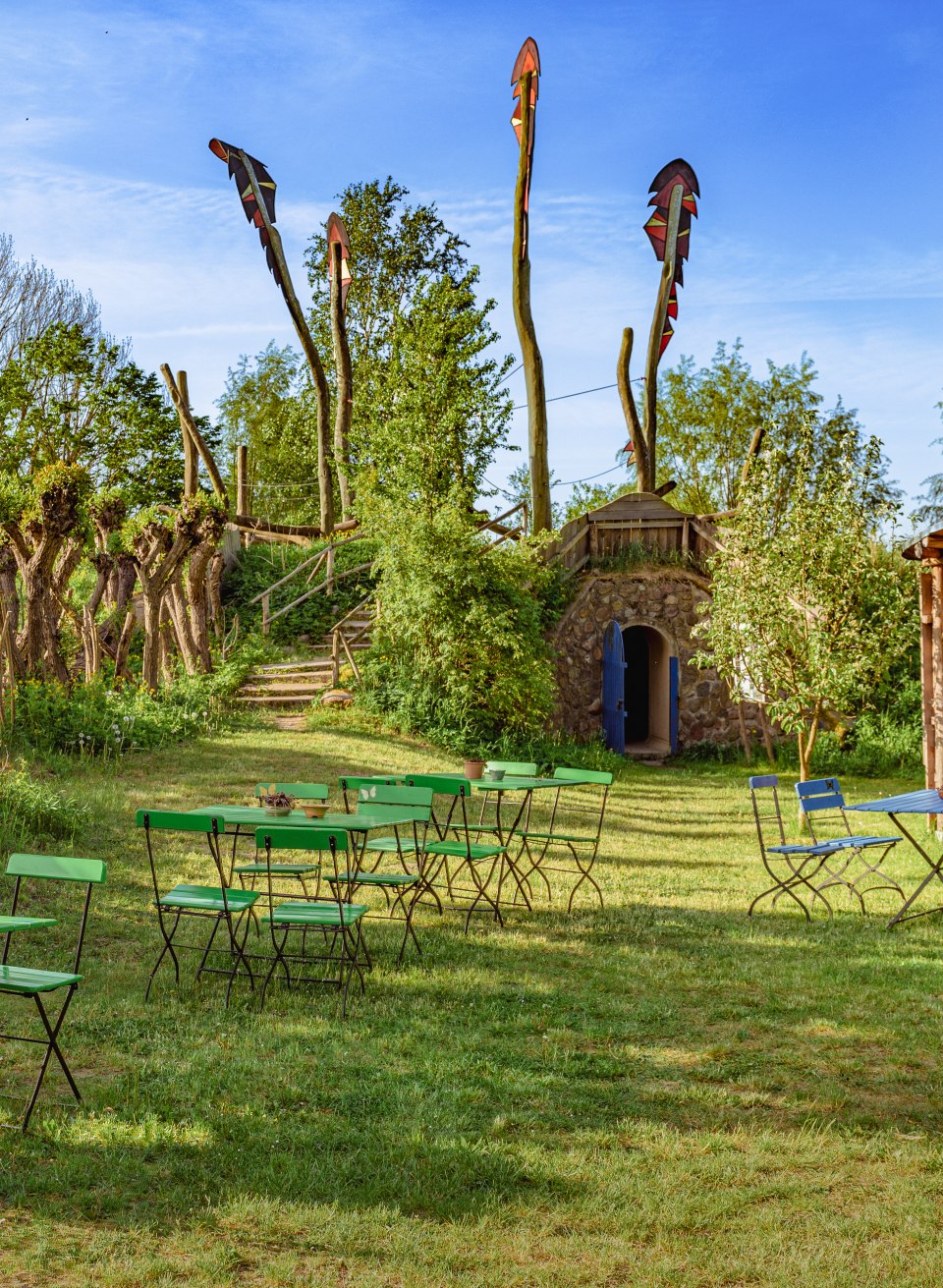  Im Wangeliner Gartencafé gibt es beides., © TMV/Tiemann