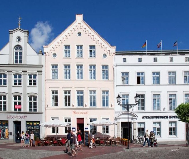 Direkt am Marktplatz des UNESCO-Welterbestadt Wismar, © arcona Management GmbH_Henrike Schönen