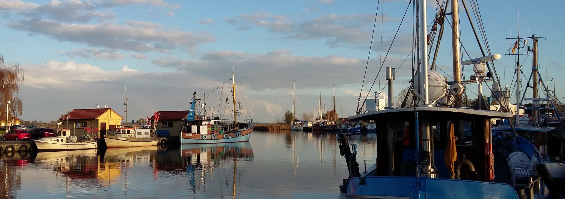 Fischerdorf Freest - Hafen, © Michael Heck