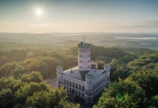 Jagdschloss Granitz aus der Vogelperspektive, © SSGK MV / Funkhaus Creative