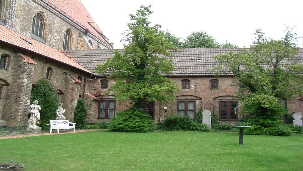 Blick in den Innenhof vom Kulturhistorischen Museum Rostock, © Kulturhistorisches Museum Rostock