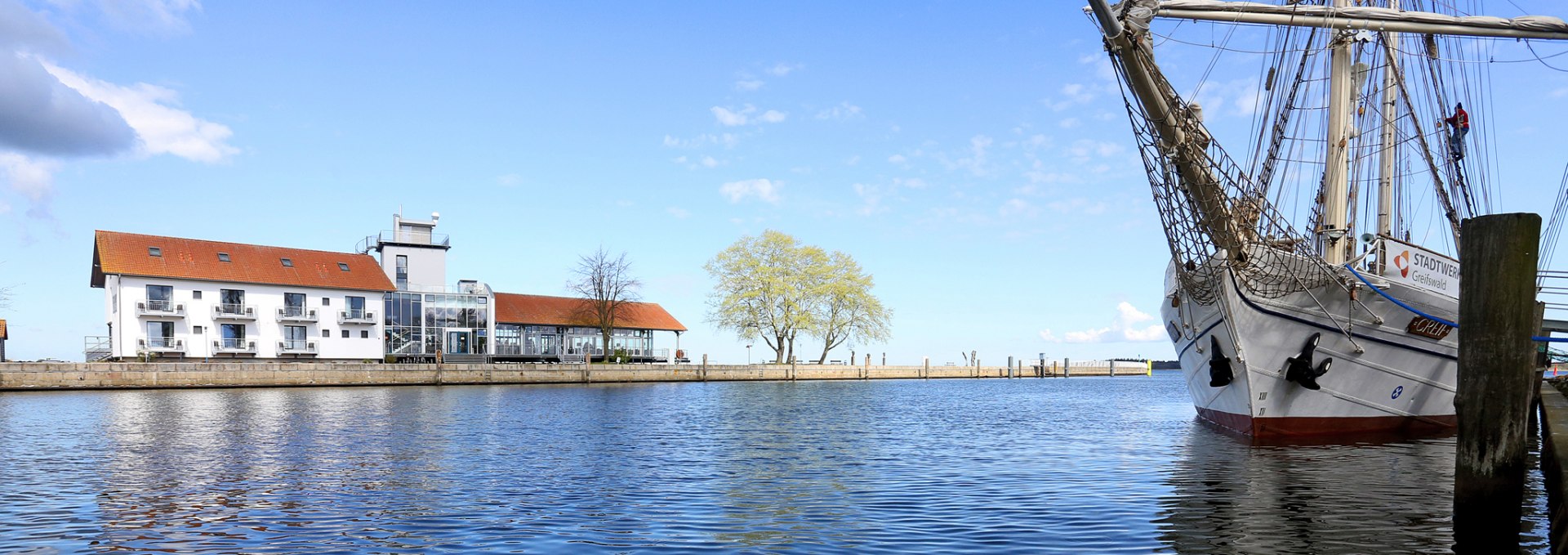 Hotel Utkiek an der Greifswalder Mole, © Hotel Utkiek