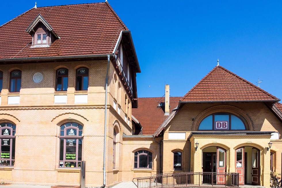 Das historische Eingangsgebäude, © Frank Burger