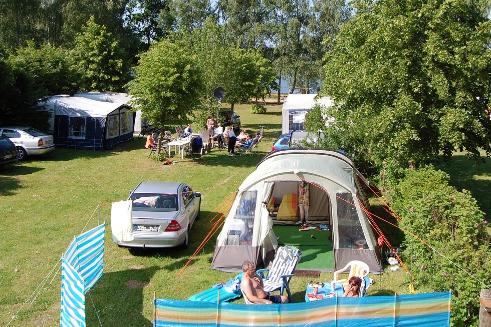 Leben auf dem Campingplatz, © Camping Sternberger Seenland