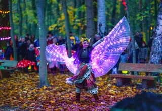 Fee beim Lichterfest im BÄRENWALD Müritz, © BÄRENWALD Müritz