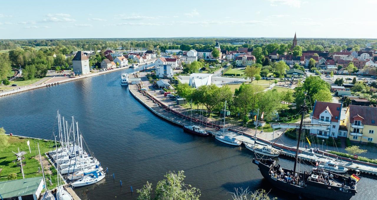 Hafen Ueckermünde Pommernkogge Ucra, © TMV/Gänsicke