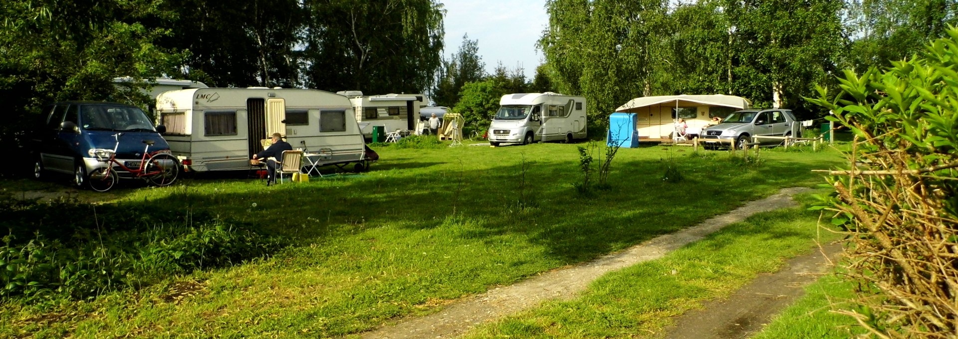 Ob sonnig oder schattig – bei uns findet jeder „seinen Platz“, © Naturcampingplatz Lassan