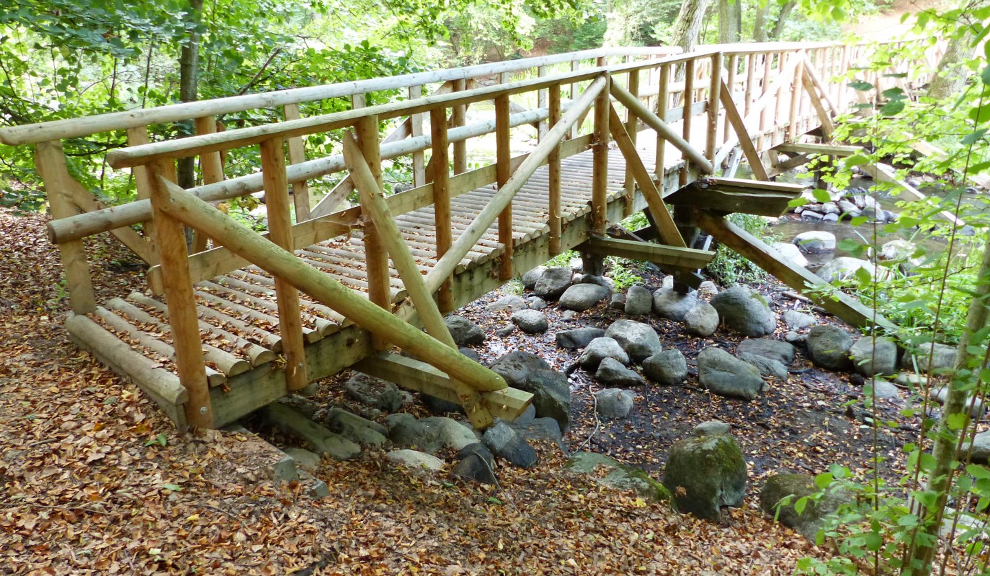 Brücke im Warnowtal bei Groß Görnow, © Naturpark Sternberger Seenland