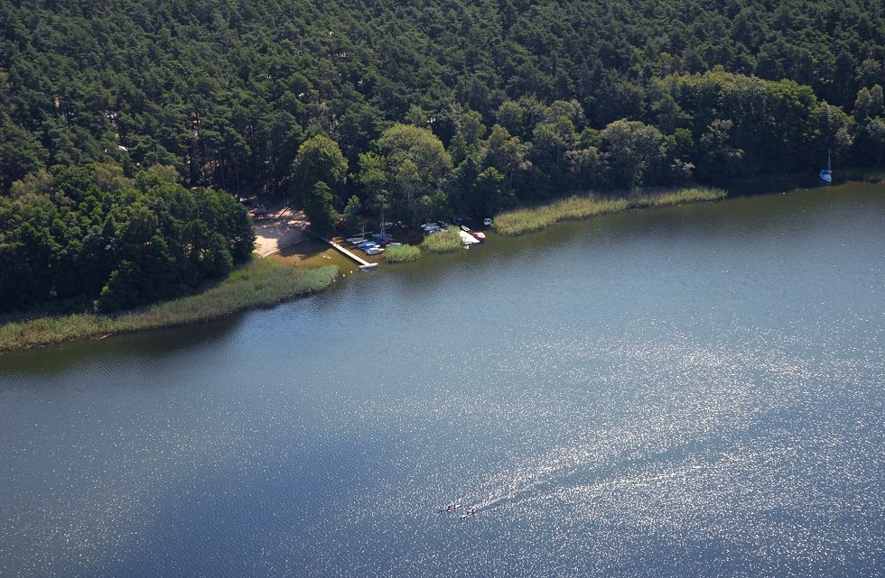 Der Campingplatz liegt im lichten Kiefernwald - direkt am Leppinsee., © Haveltourist