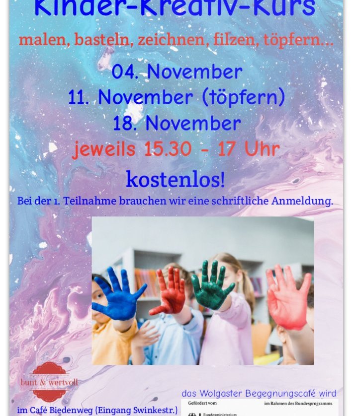 Kinder-Kreativ-Kurs, © Bildungscampus M-V e.V.