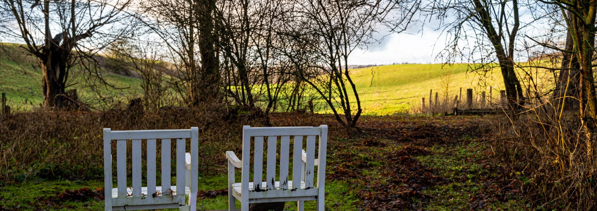 Schöner Ausblick im Garten des Gutshauses, © DOMUSImages