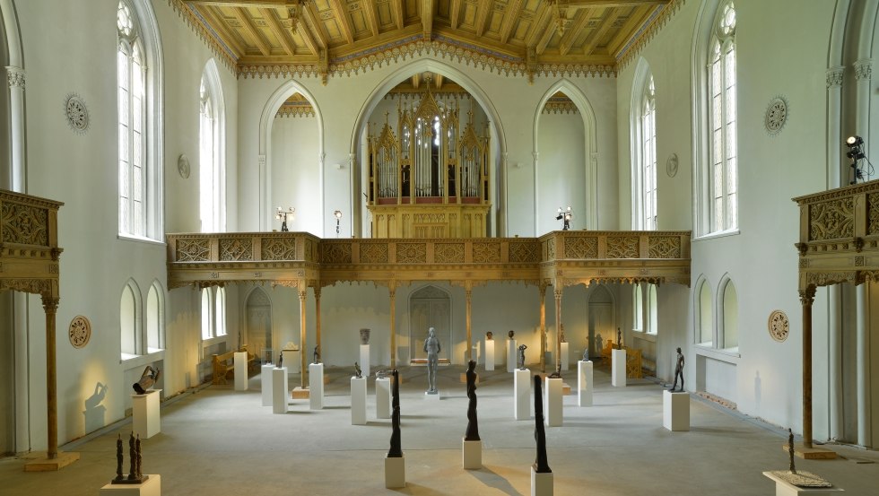 Plastikgalerie Schlosskirche, © Stadt Neustrelitz/Roman Vitt Fotografie