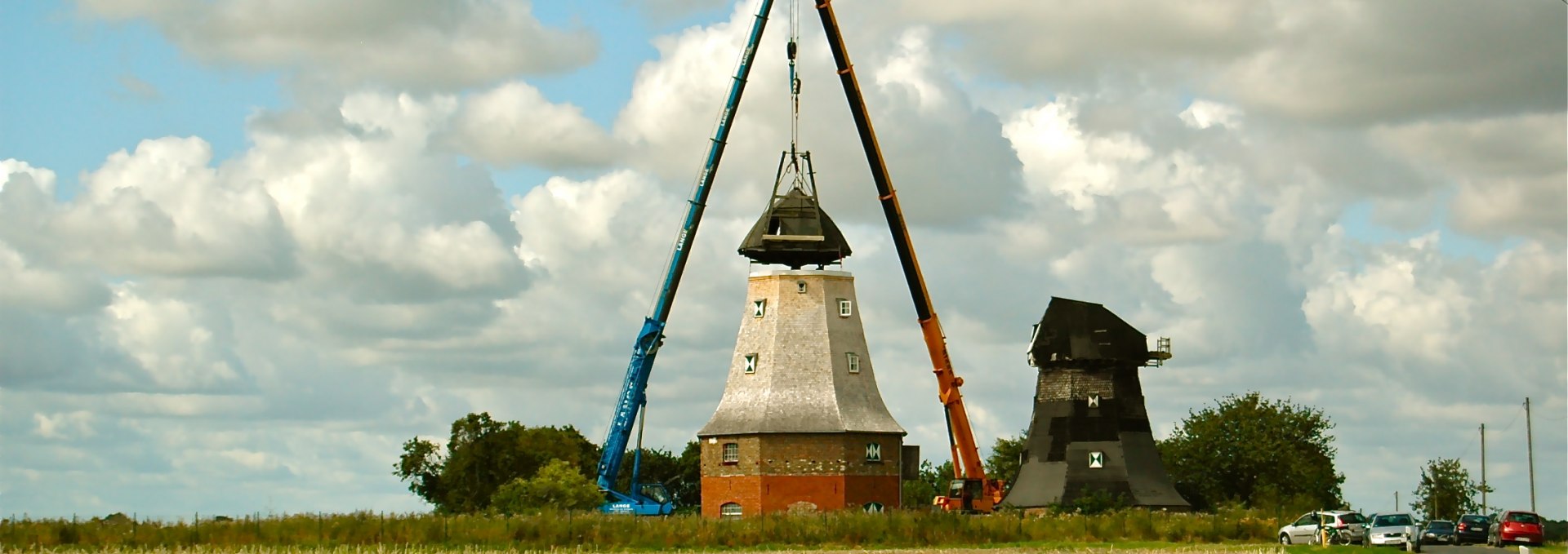 Ein neuer Mühlenkopf!, © Maibritt Olsen