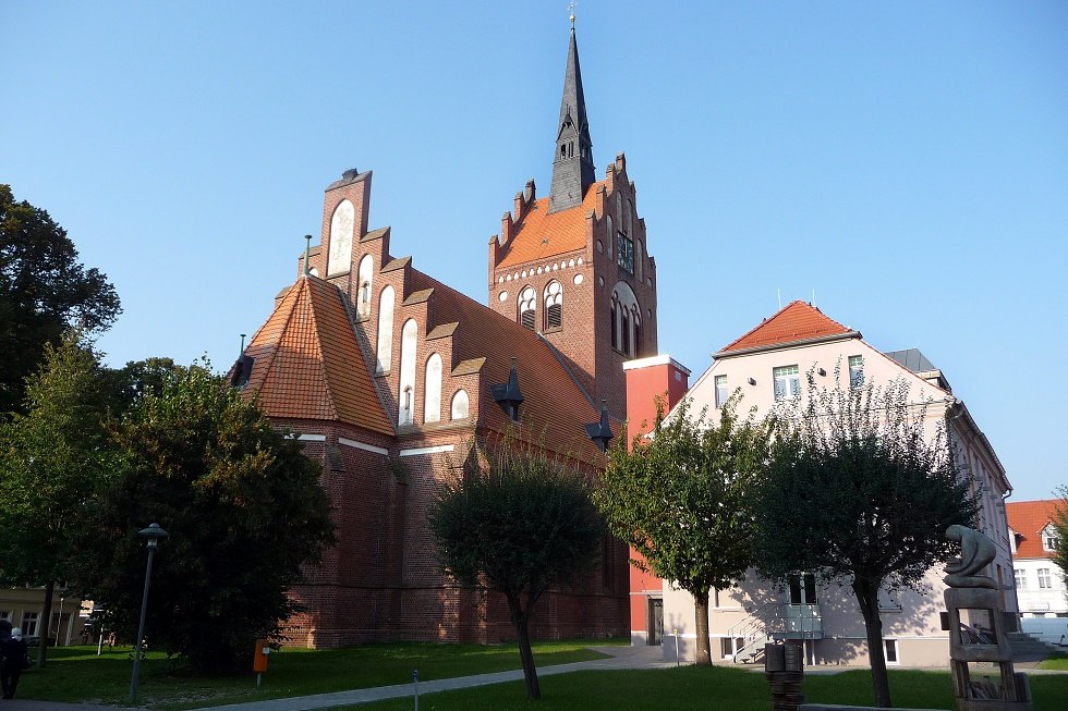 Kirche und Rathaus der Stadt Usedom, © Sabrina Wittkopf-Schade