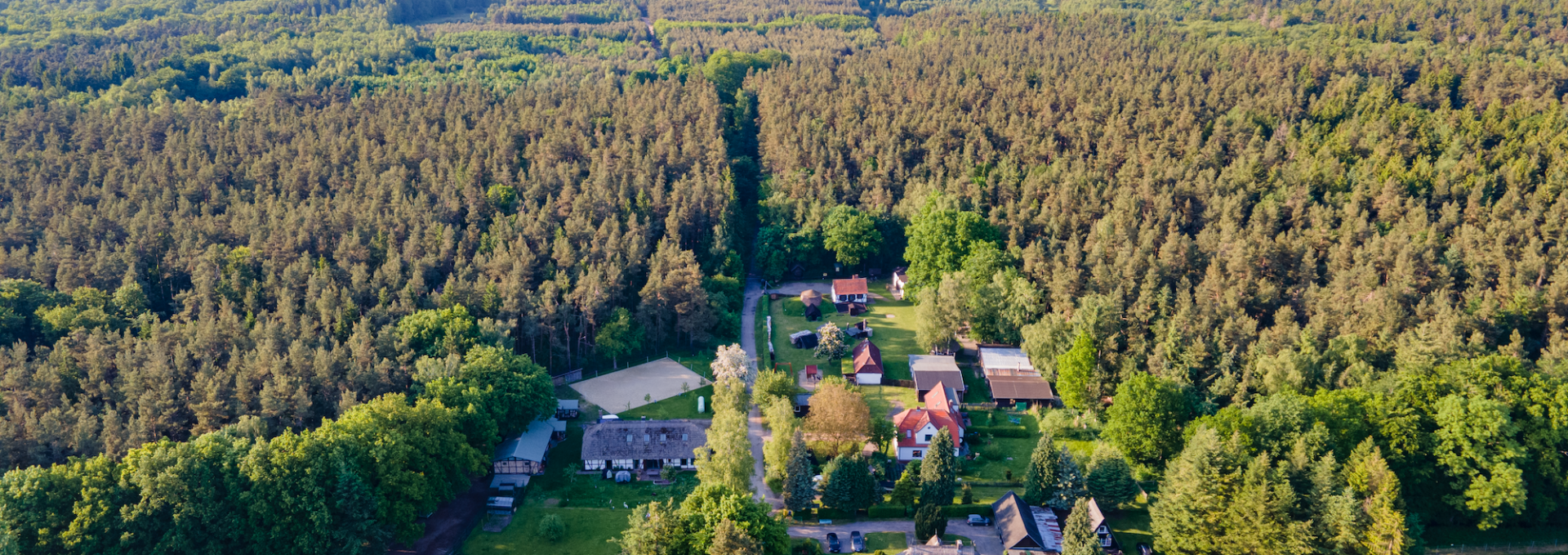 Ein Blick auf den Hof und die Rostocker Heide, © TMV/Witzel