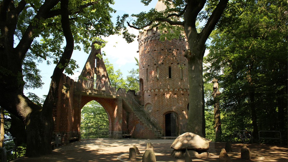 Aussichtspunkt Reppiner Burg, © Stadtmarketing GmbH Schwerin, Foto Cornelia Böttcher