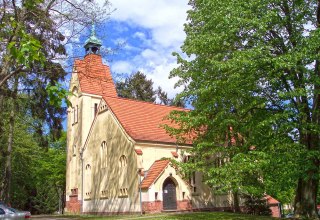 Die Klinikumskirche auf dem Gelände Krankenhaus West, © Föderverein Klinikumskirche zu Stralsund e.V.