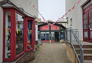 Unser Fahrradladen in der Mühlenstraße, ein bisschen versteckt im Hof, © K&K Service GmbH/Kim David