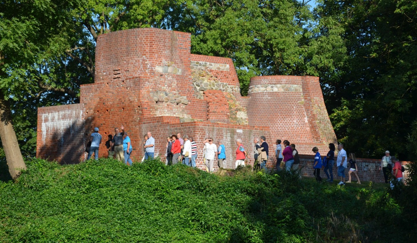 Gesicherte Burgruine "Haus Demmin", © Hansestadt Demmin