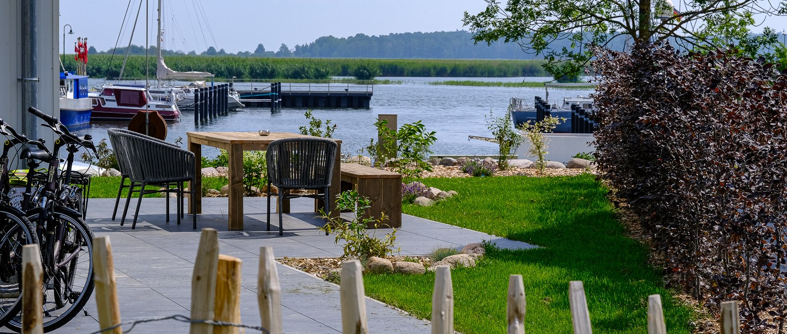 Blick von der Terrasse, © Resort Stettiner Haff