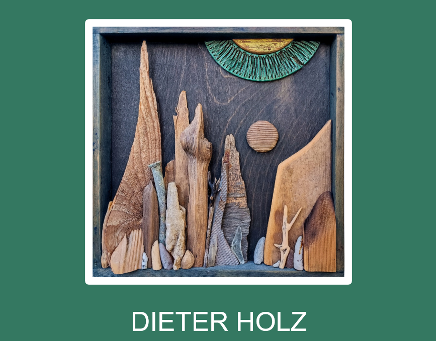 Ausstellung "Treibgut - Materialcollagen von Dieter Holz", © Koserower Kunstsalon