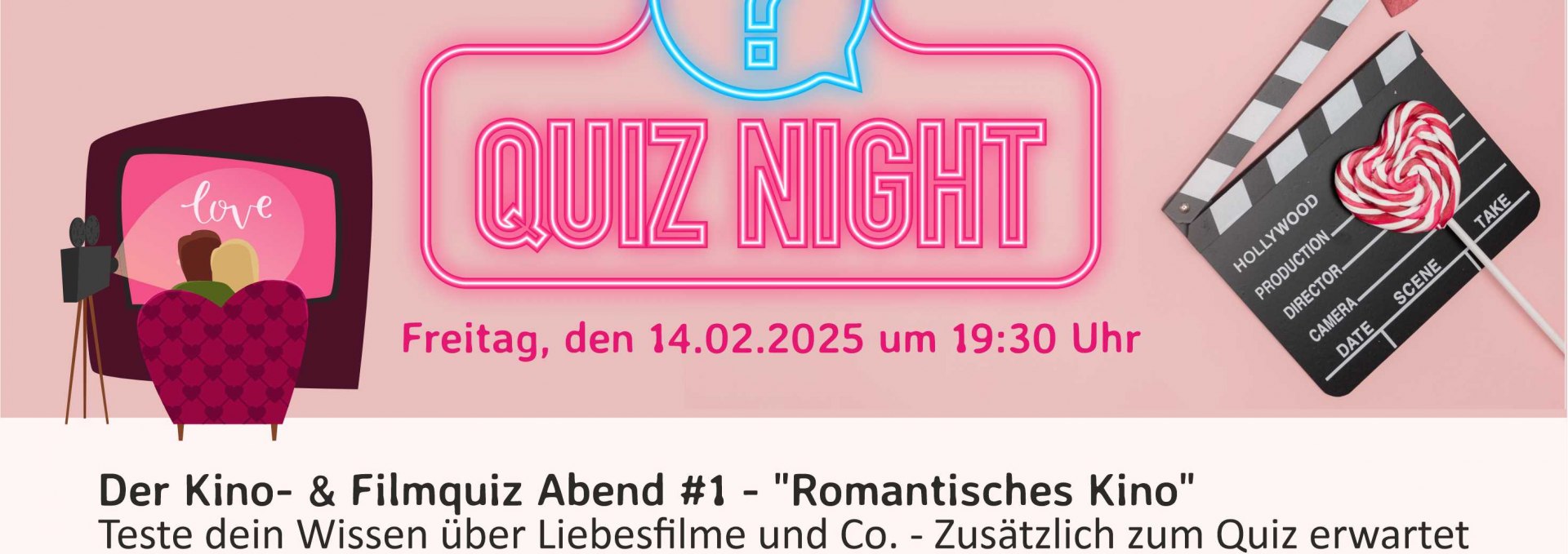 Der Kino- & Filmquiz Abend, © JURI e.V. Gemeindetreff & Clubkino