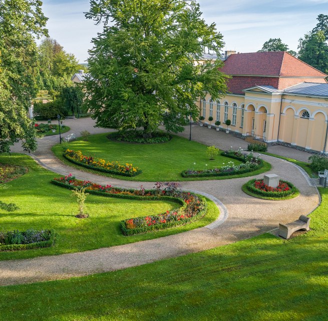 Schlossgarten mit Orangerie in Neustrelitz, © SSGK MV / Funkhaus Creative