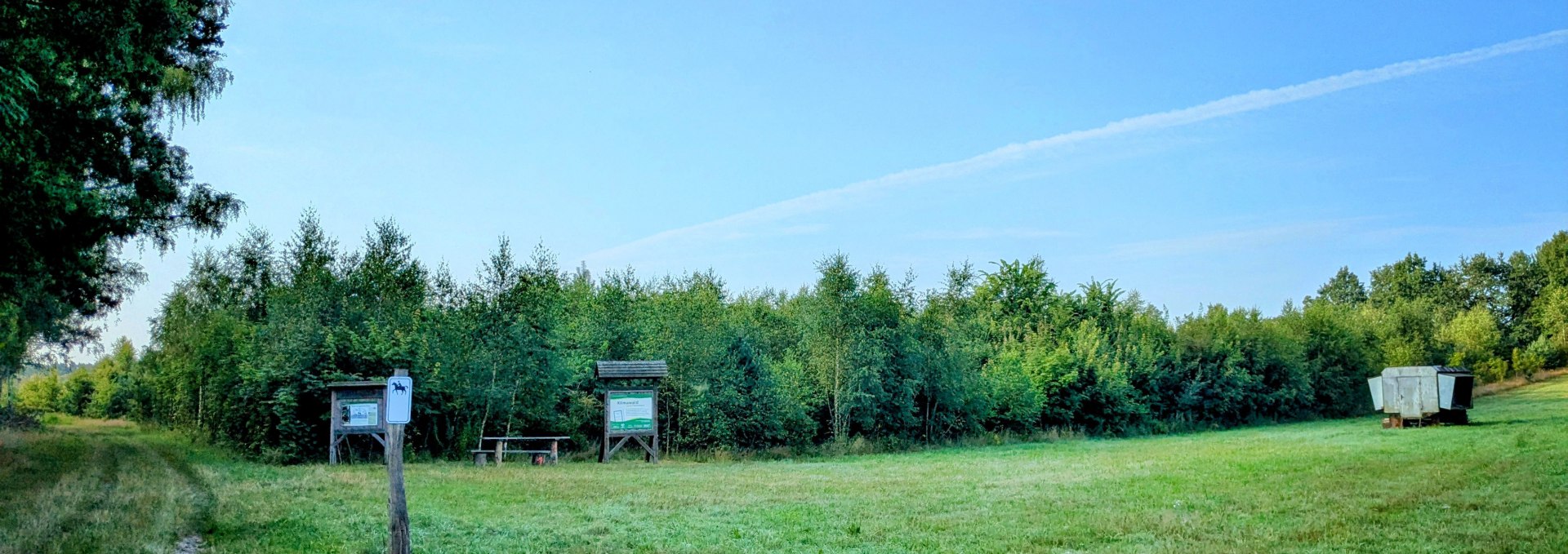 Klimawald Fleesensee Eingang, © Landesforst MV