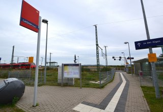 Bahnhofsgelände in Lietzow auf Rügen, © Tourismuszentrale Rügen