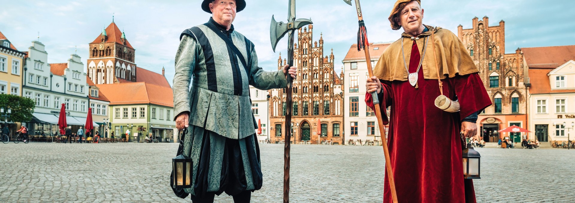 Nachtwächterführung in Greifswald, © Wally Pruß