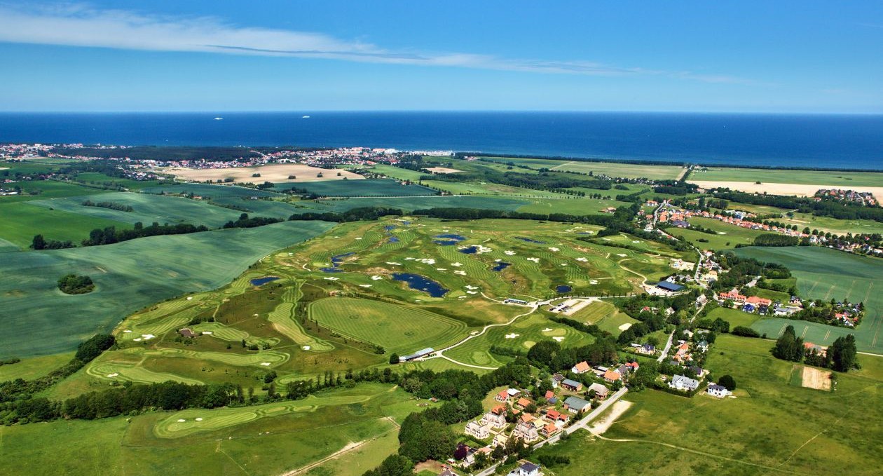 Luftbild vom Golfplatz in Wittenbeck, © TSK GmbH