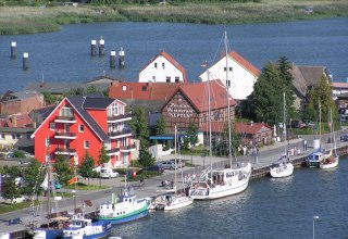 Yachten im Wolgaster Stadthafen, © Baltzer