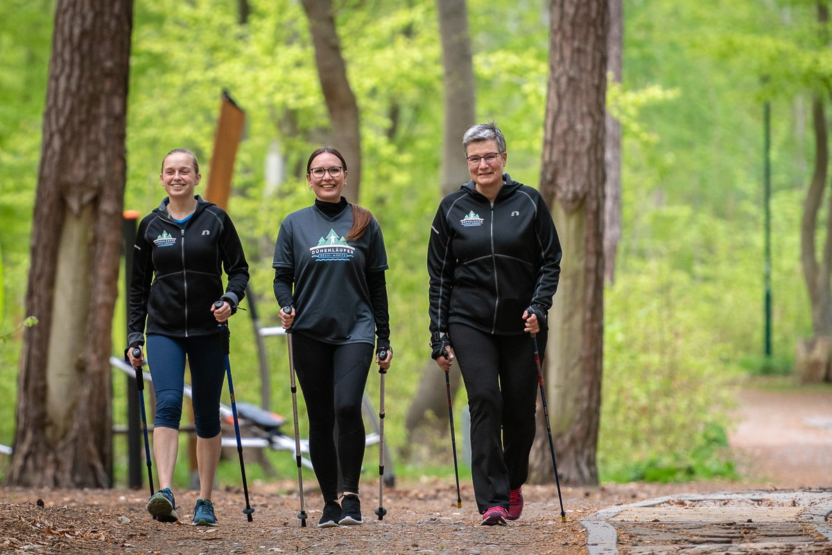 Nordic Walking mit der Bürgermeisteri, © André Pristaff / Tourismus- und Kur GmbH Graal-Müritz