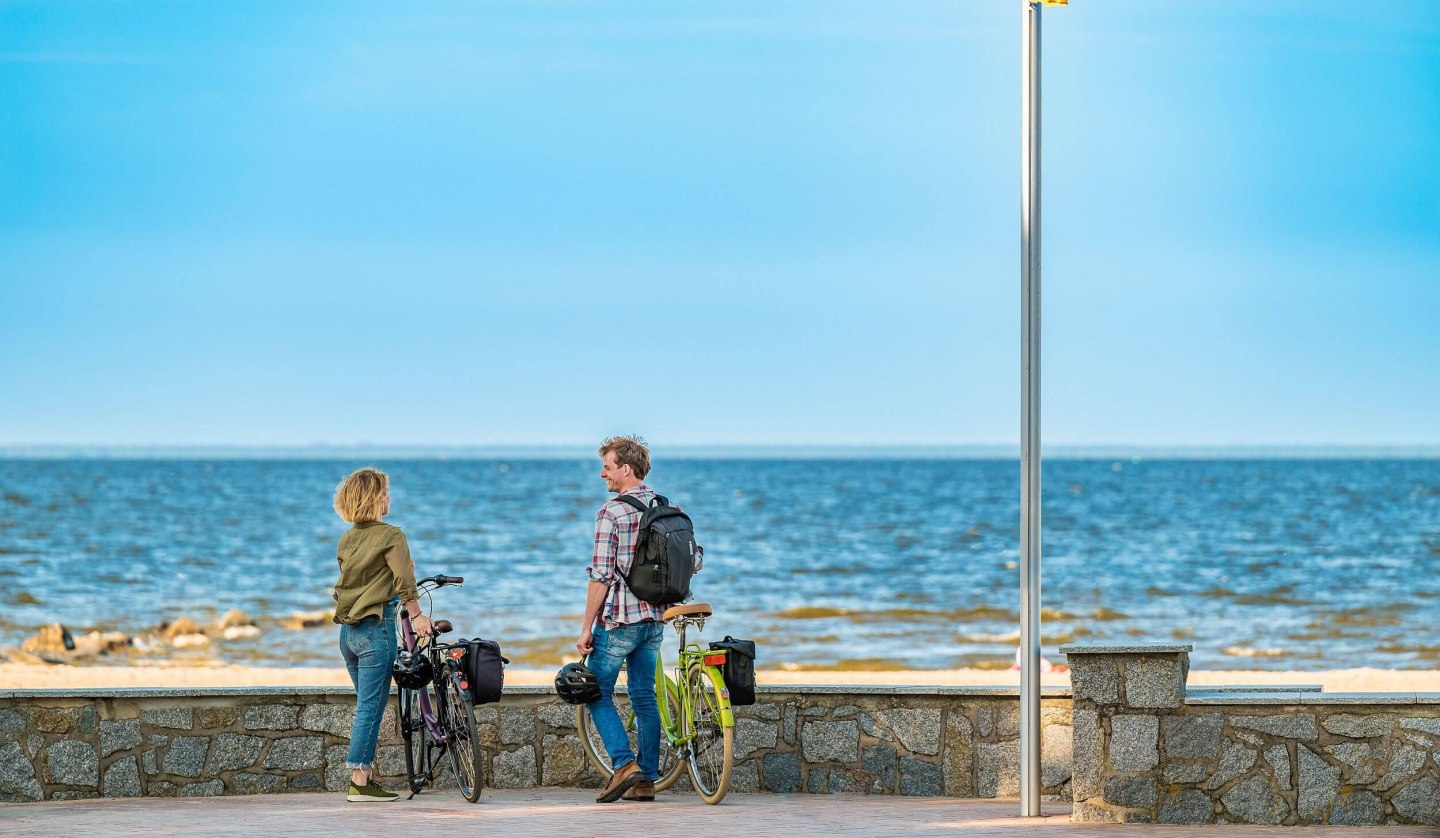 Am Strand von Ückermünde die Blicke schweifen lassen, © TMV/Tiemann