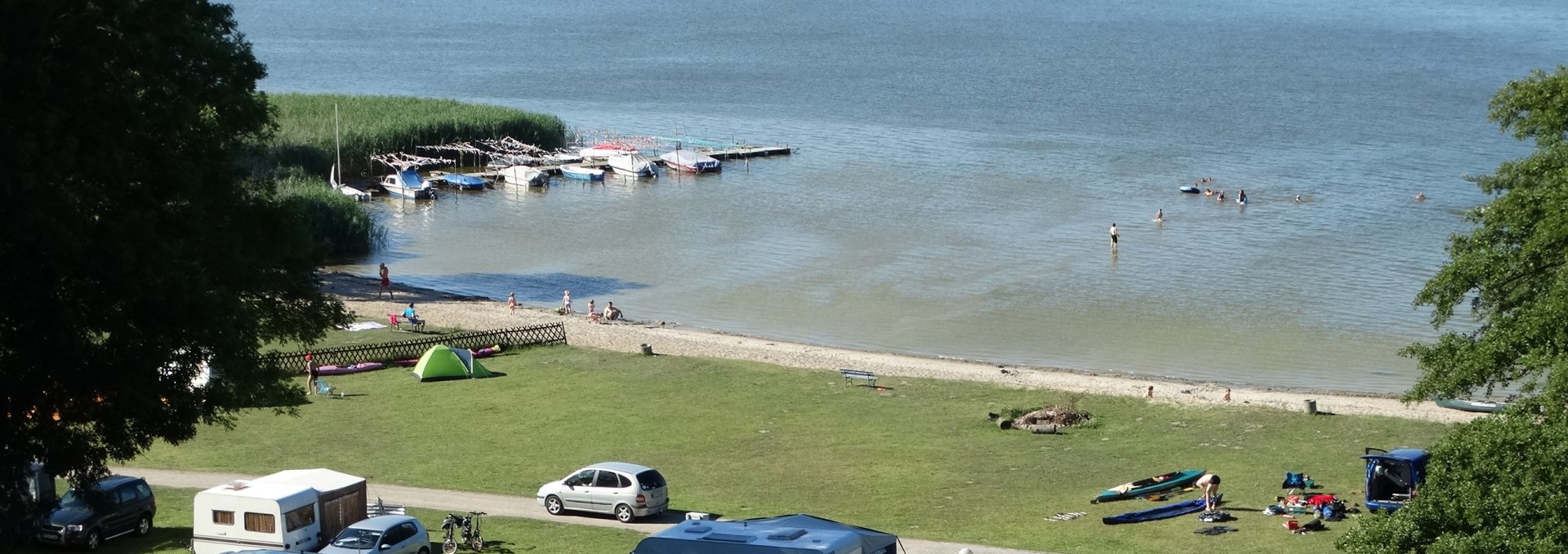 Badestrand am Campingplatz, © Campingparadies Dahmen